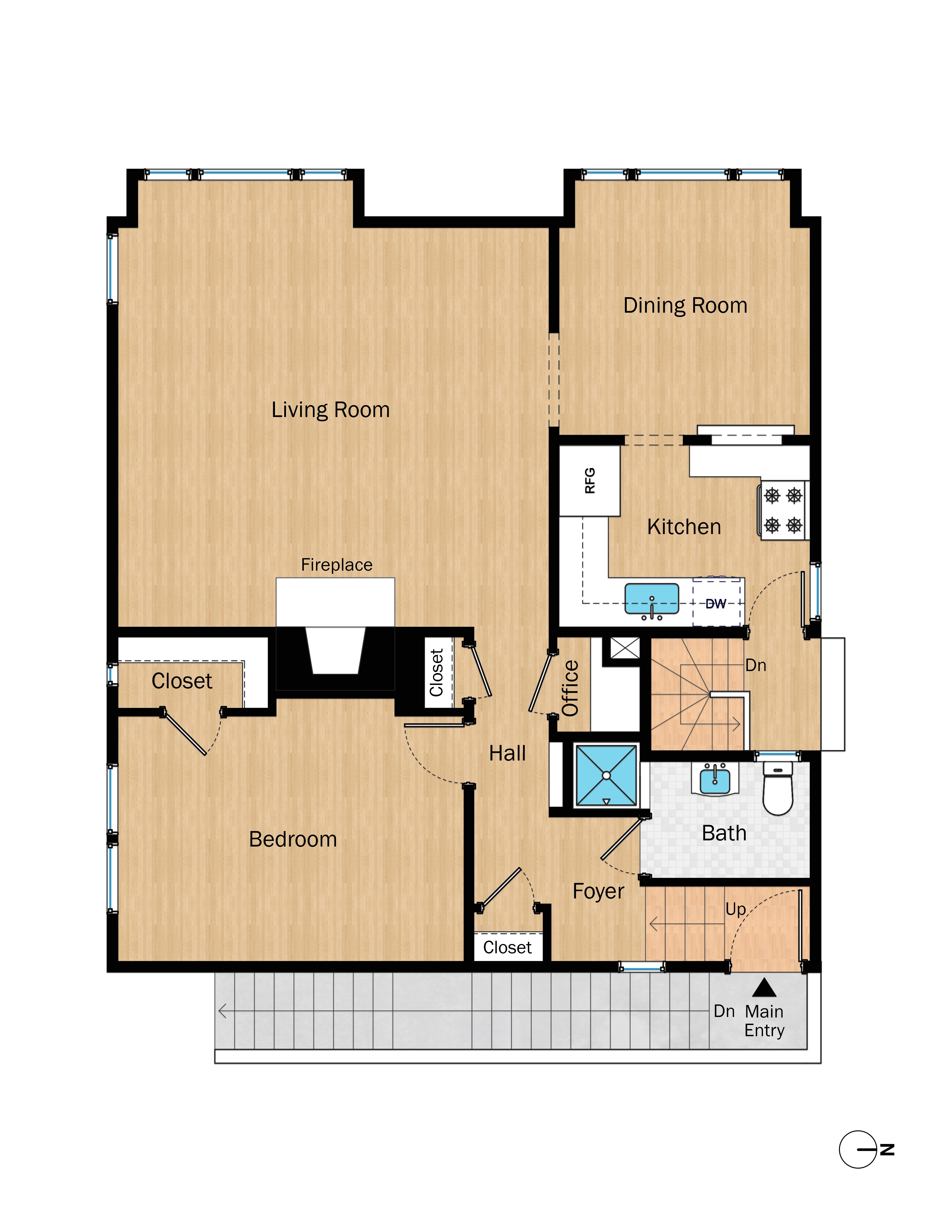 Scott Street Floor Plan
