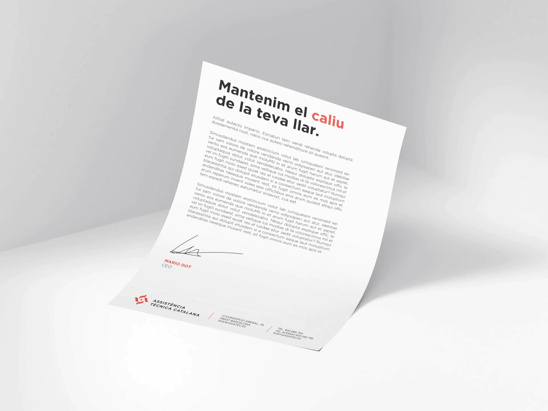 Barcelona branding studio sample: Logo, brand identity by freelance graphic designer.