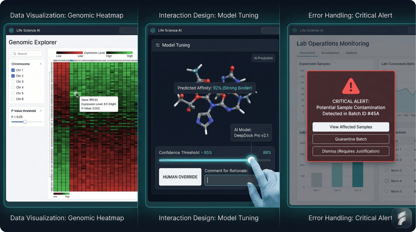 Specific UX Considerations for AI in Life Sciences