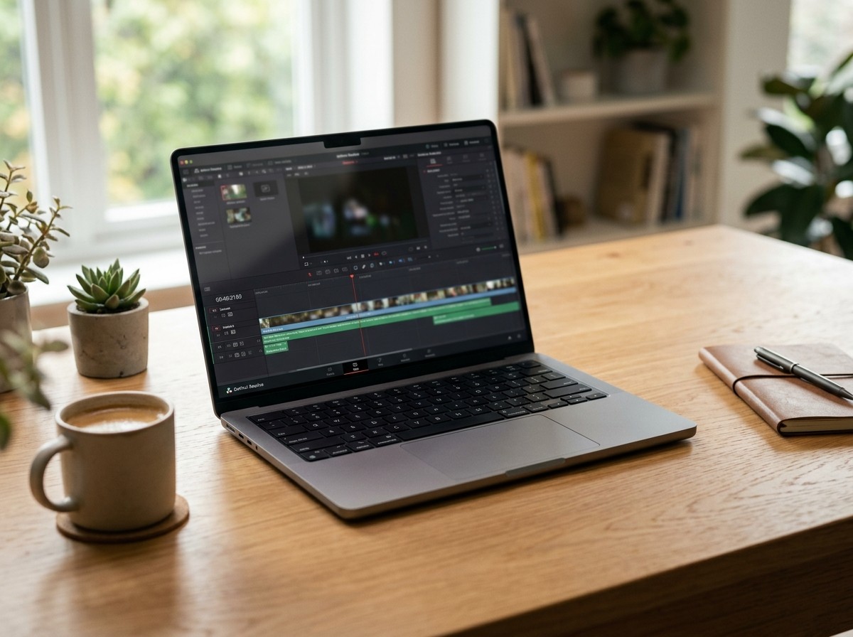 Young man in black leather double-breasted jacket jeans looking at the bottom