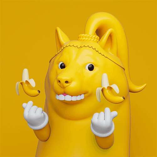 Shiba Inu all yellow