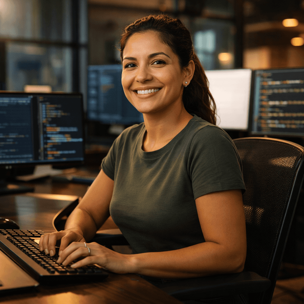 Woman at work