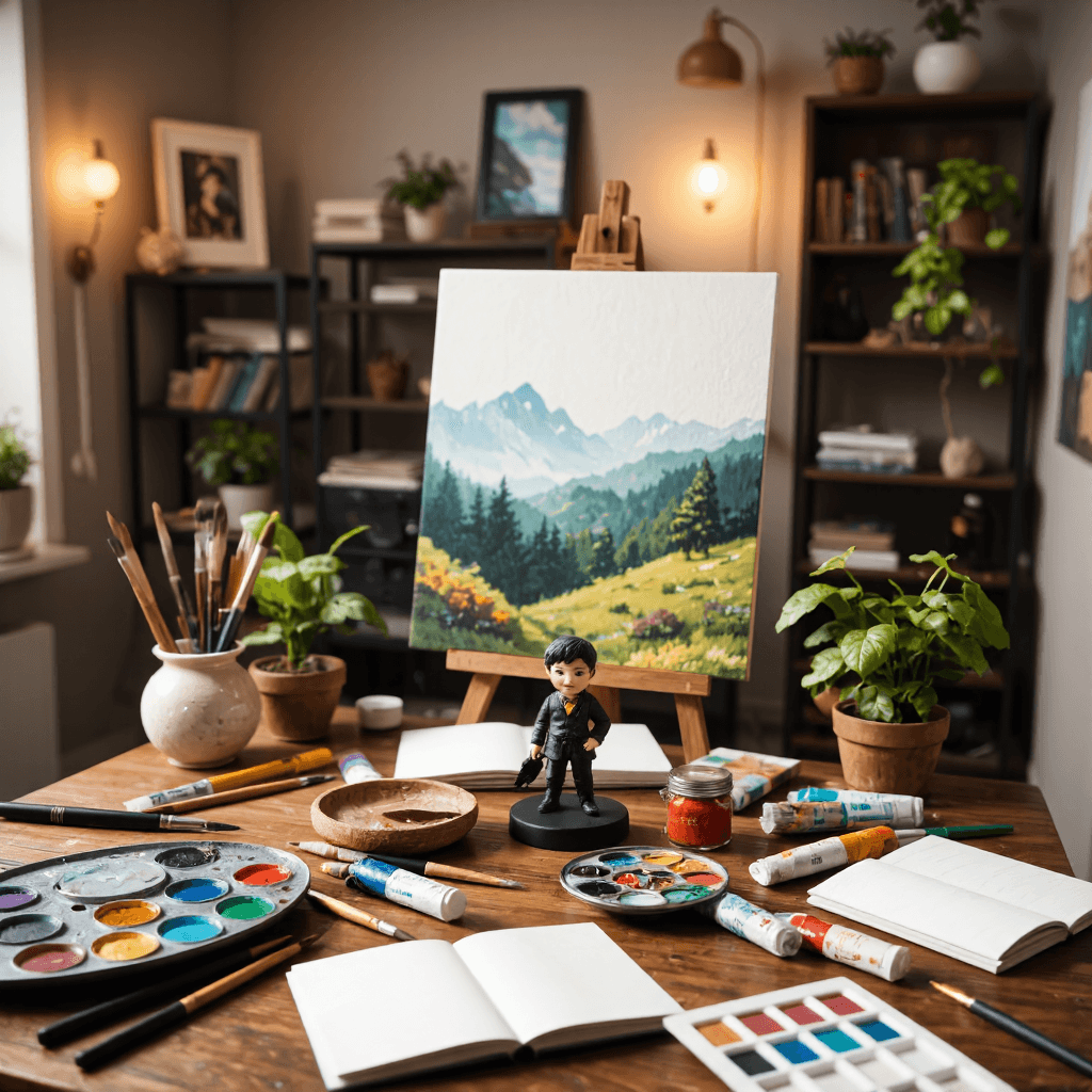 product photography of small figurine