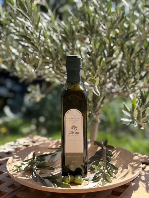 Olivera olive oil bottle