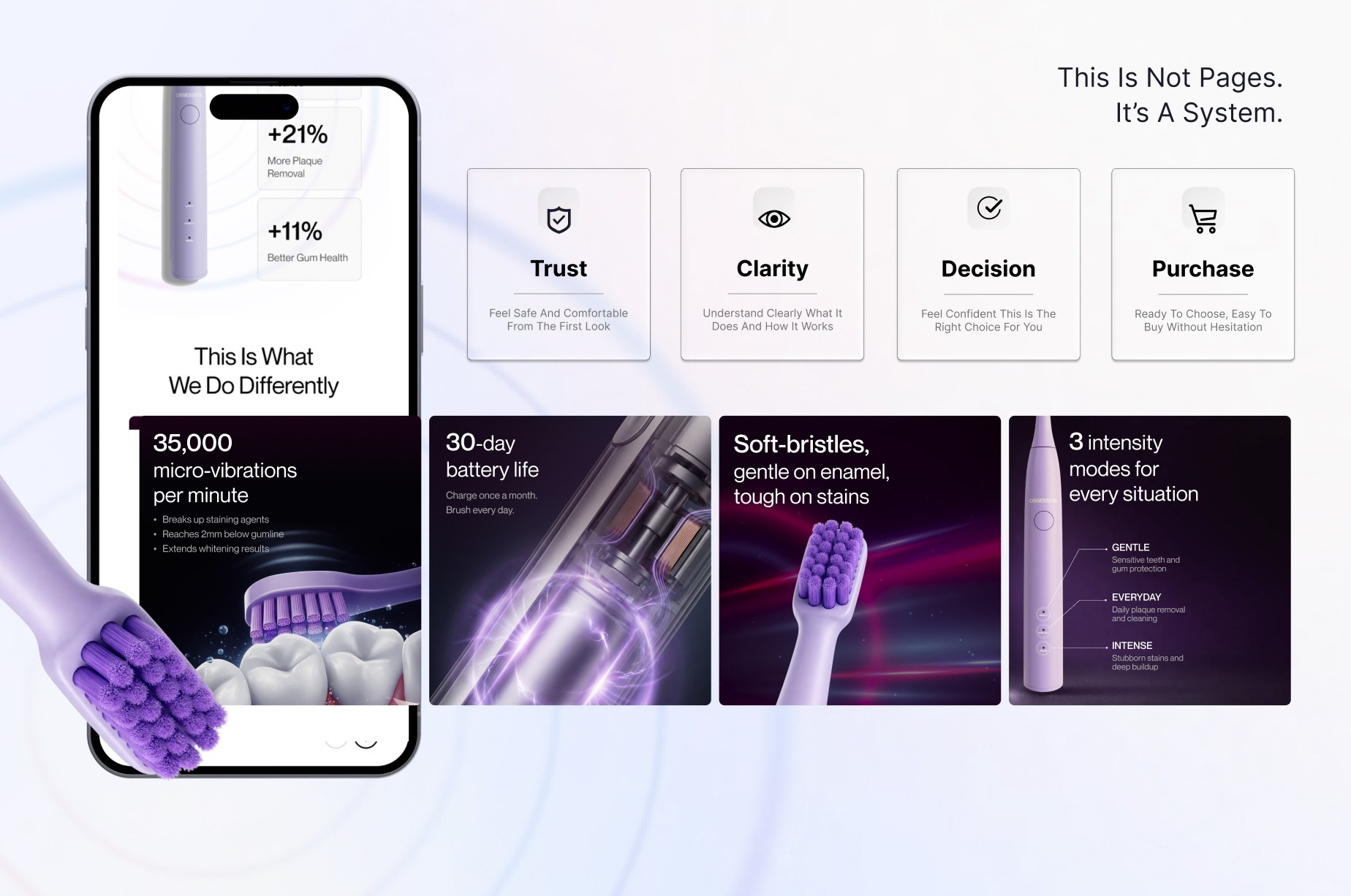 Science-driven homepage redesign improving trust and clarity