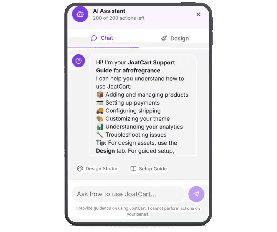 JoatCart Ai Assistant