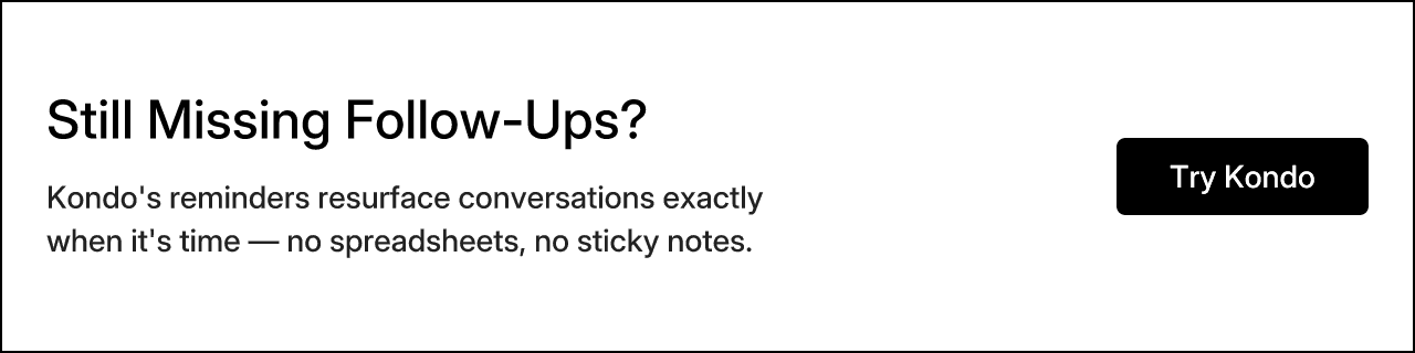 Still Missing Follow-Ups?