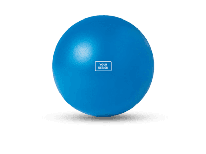 blue stress ball