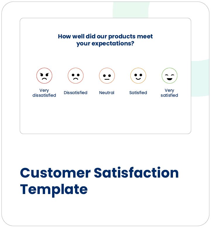 customer satisfaction Template