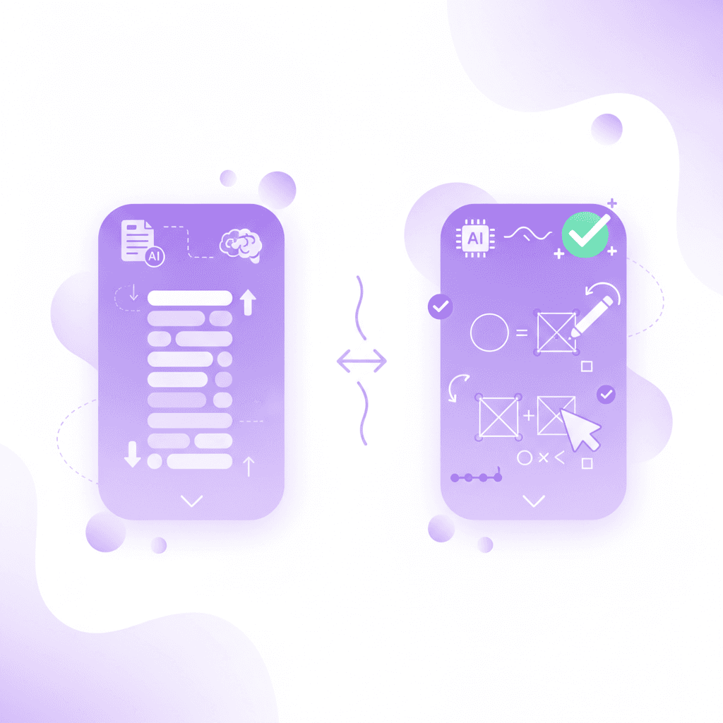 Comparison of passive AI summaries versus active AI study apps testing a student