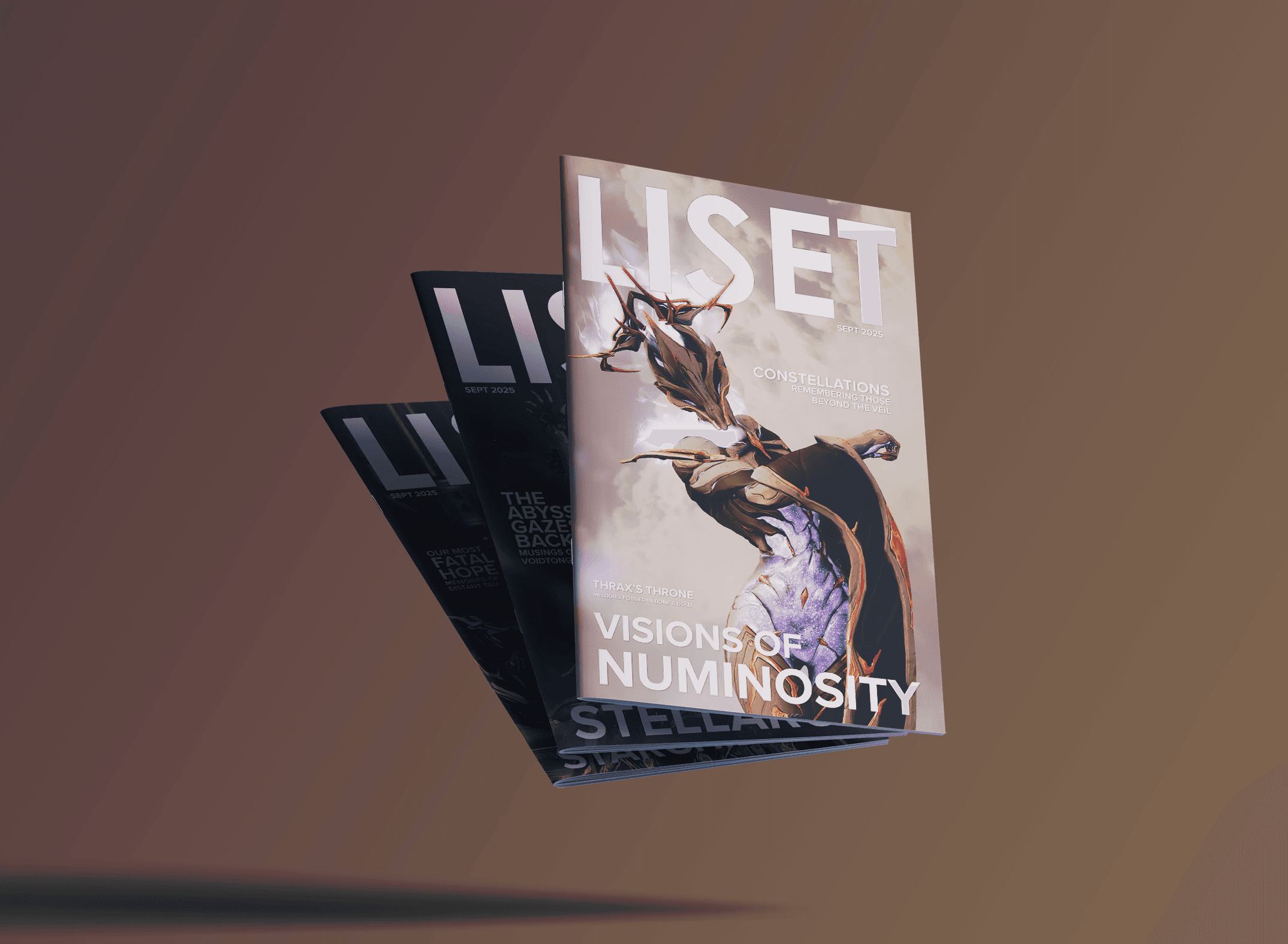 3 magazine mockup