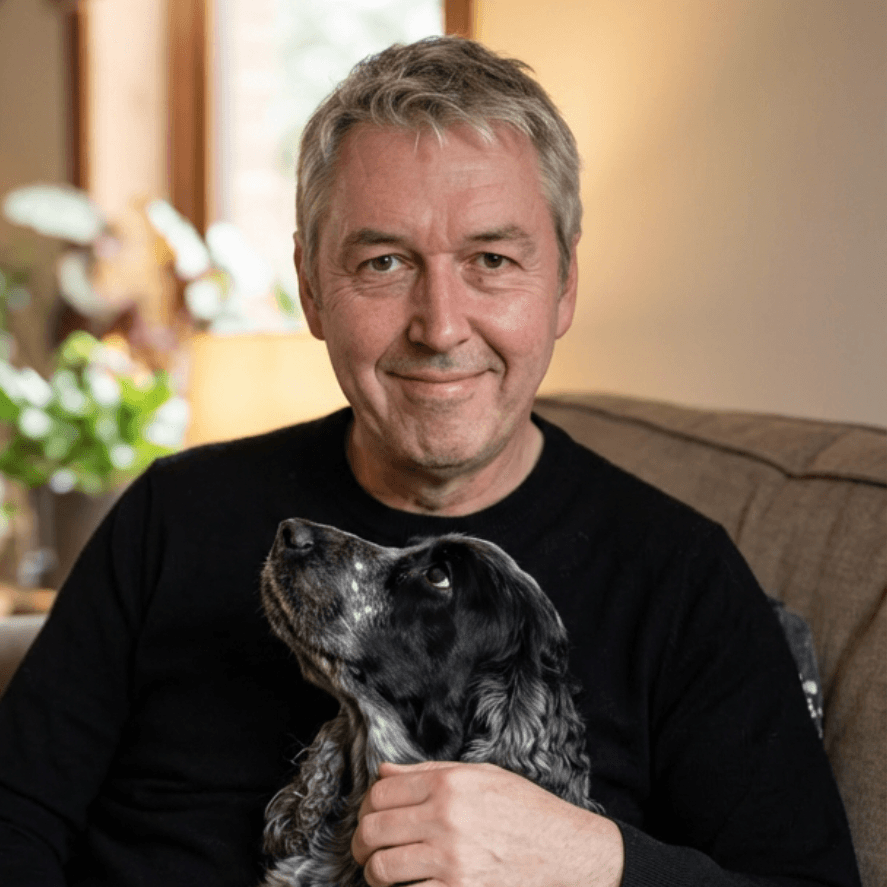 Alan with his dog