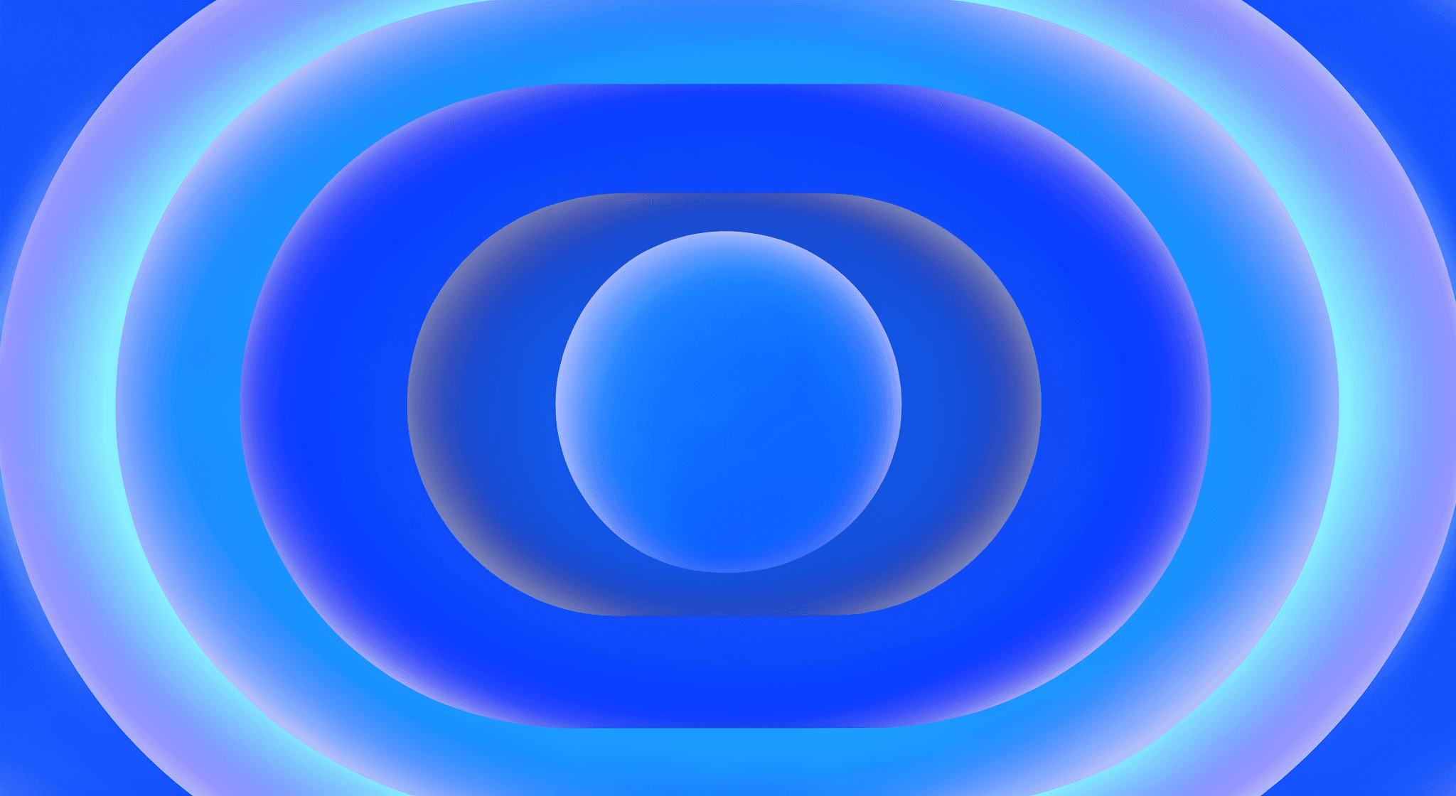 Blue 3D gradient. AI-generated.