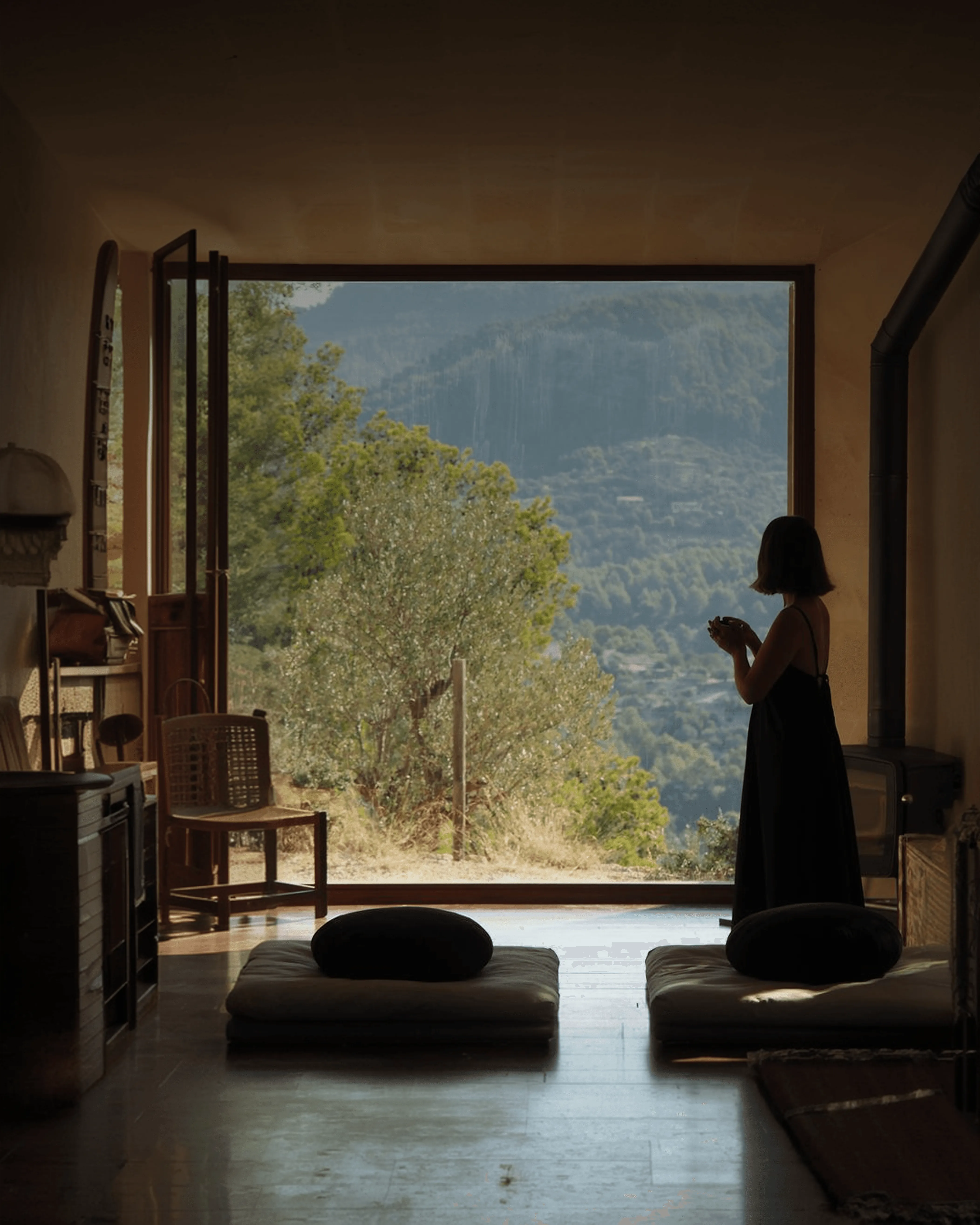 women relaxing at home
