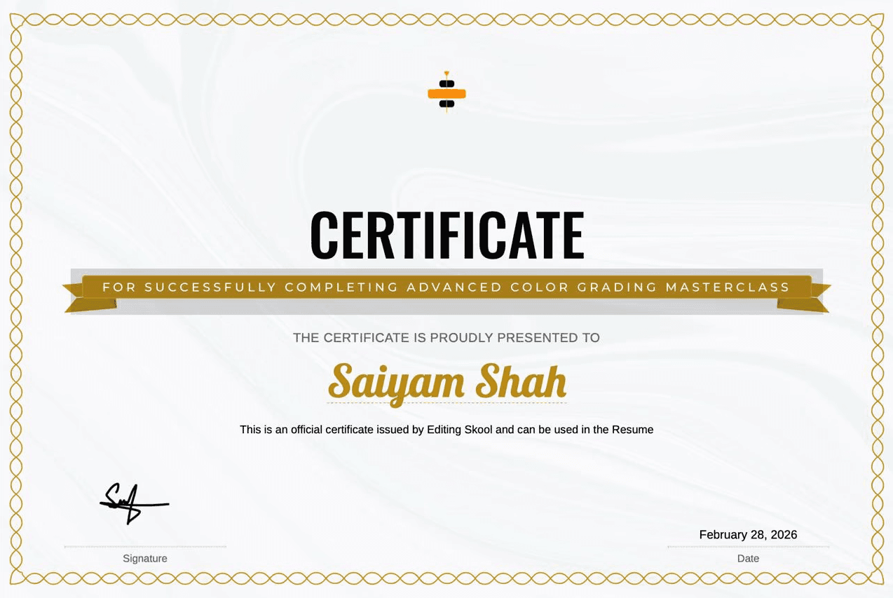 video editing pakistan by editing school Professional Video Editing Course