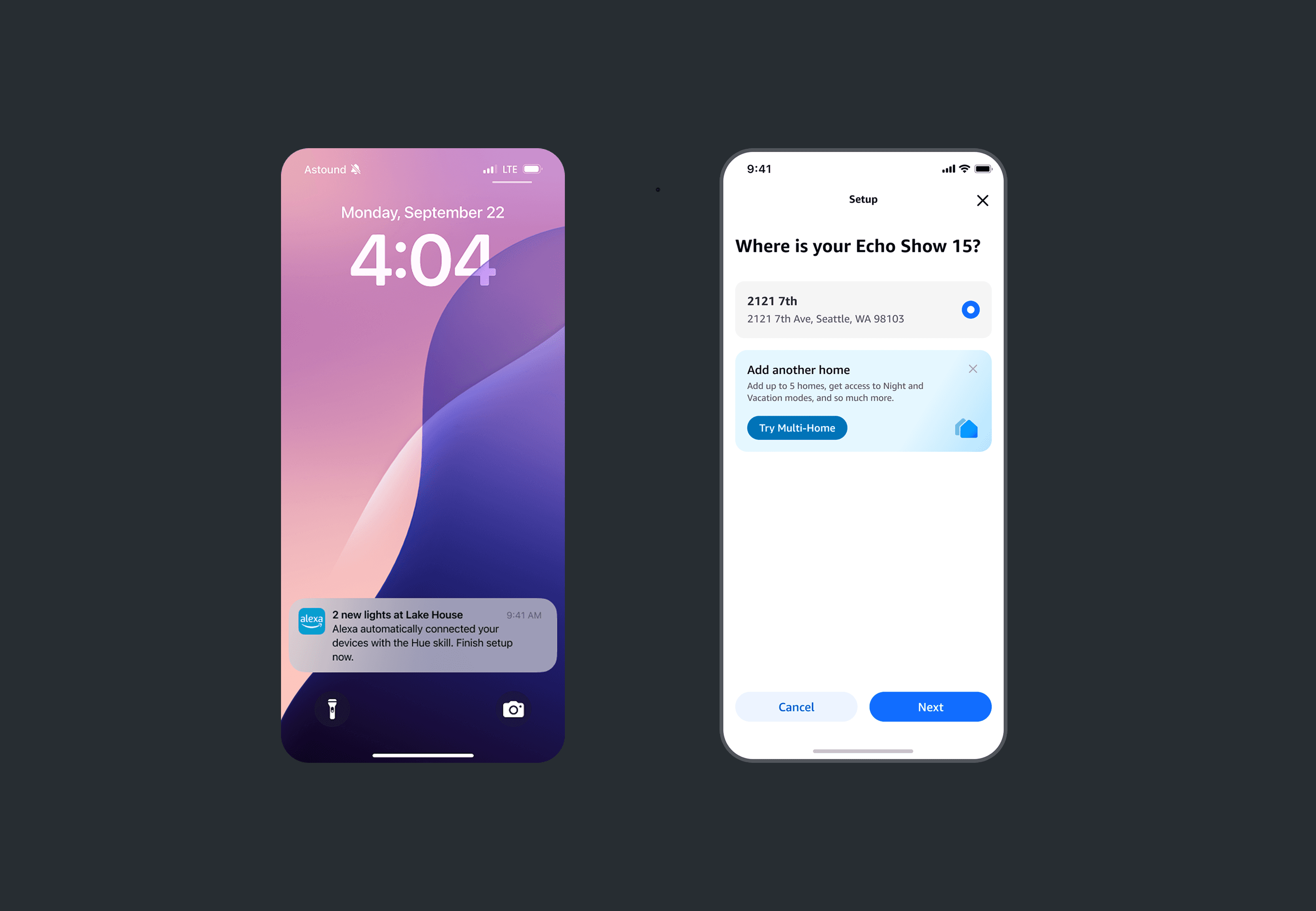 a black cellphone with a white letter on it