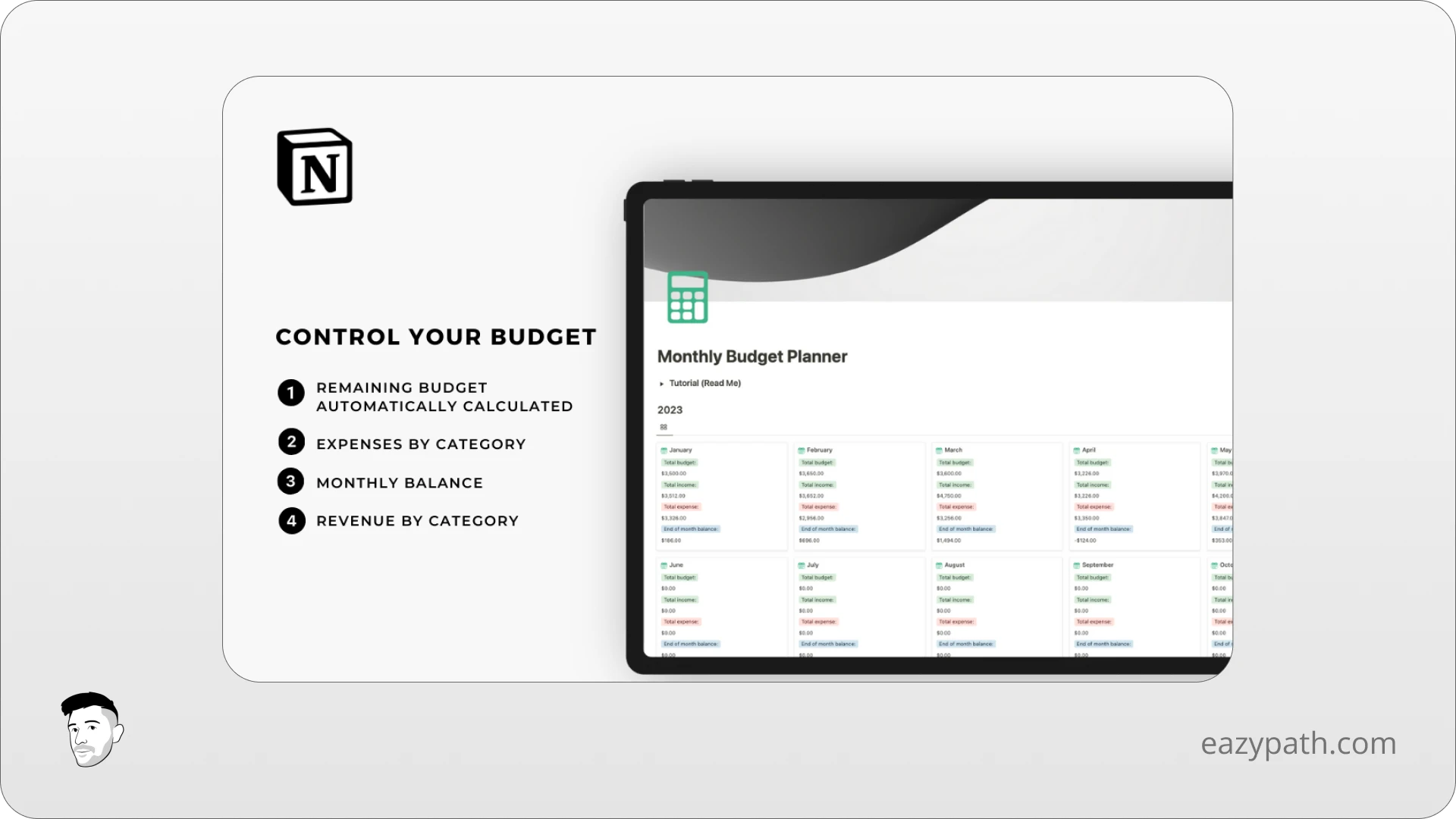 Finance Notion Templates - Jordi