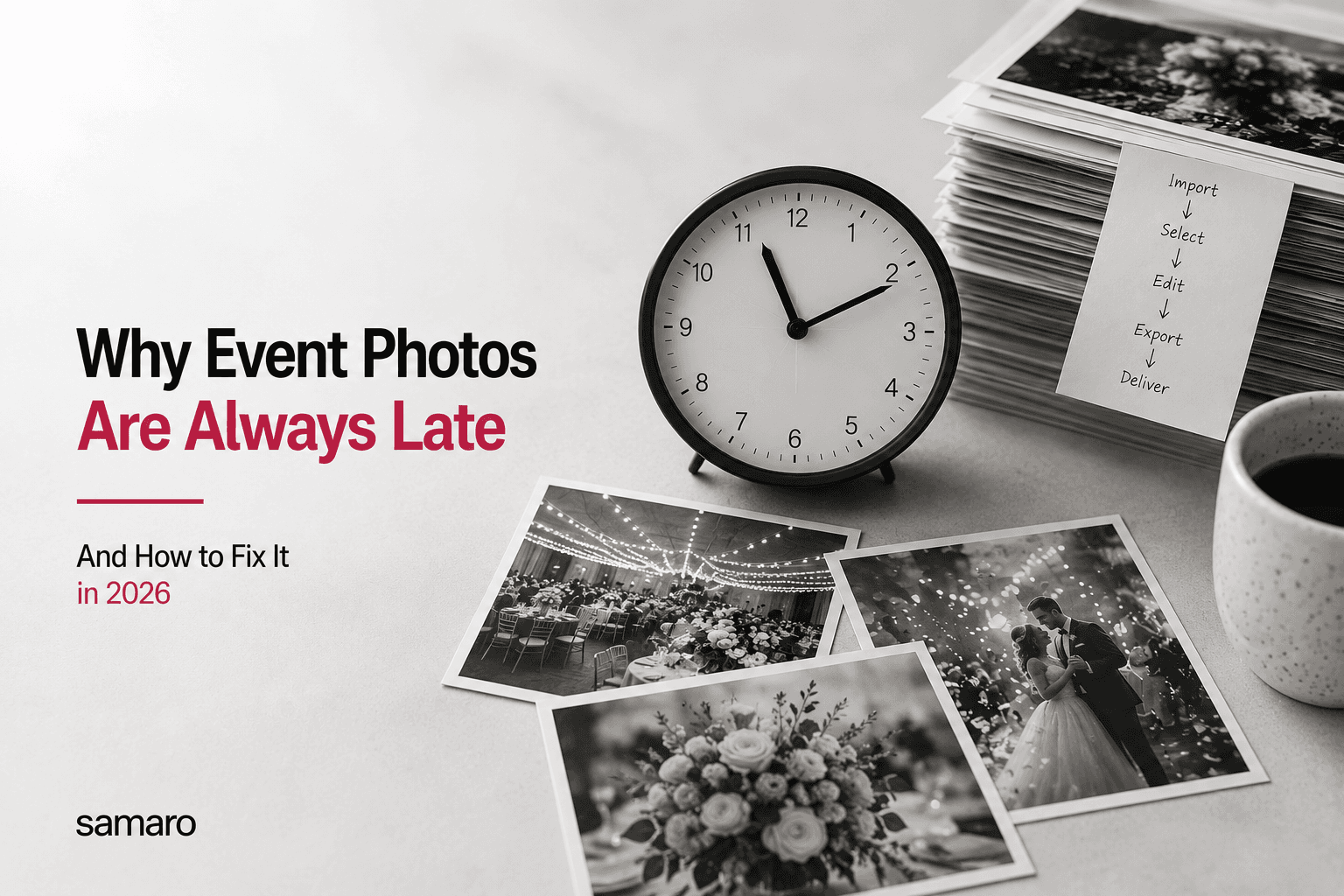 Why You Never Get Event Photos on Time And How to Fix It