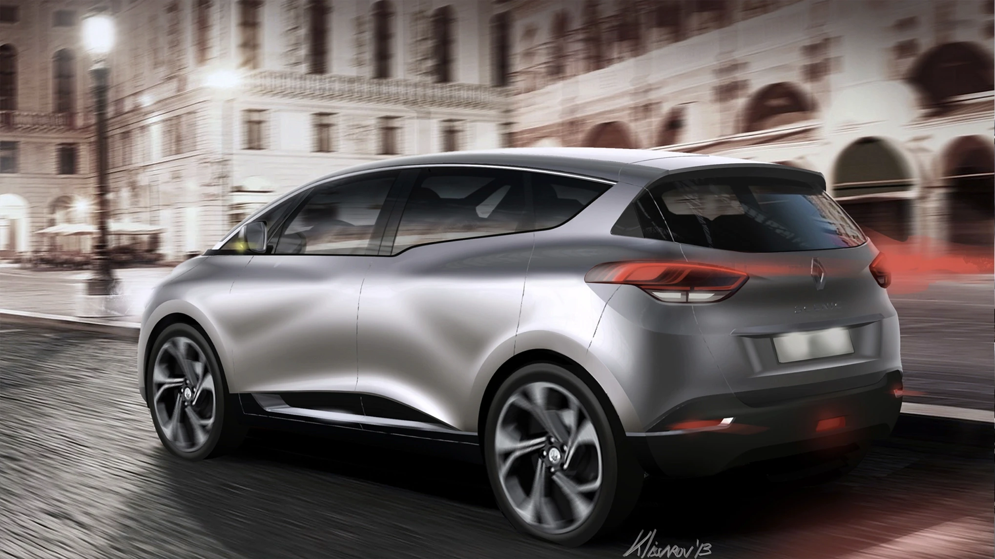 Scenic IV sketch rear