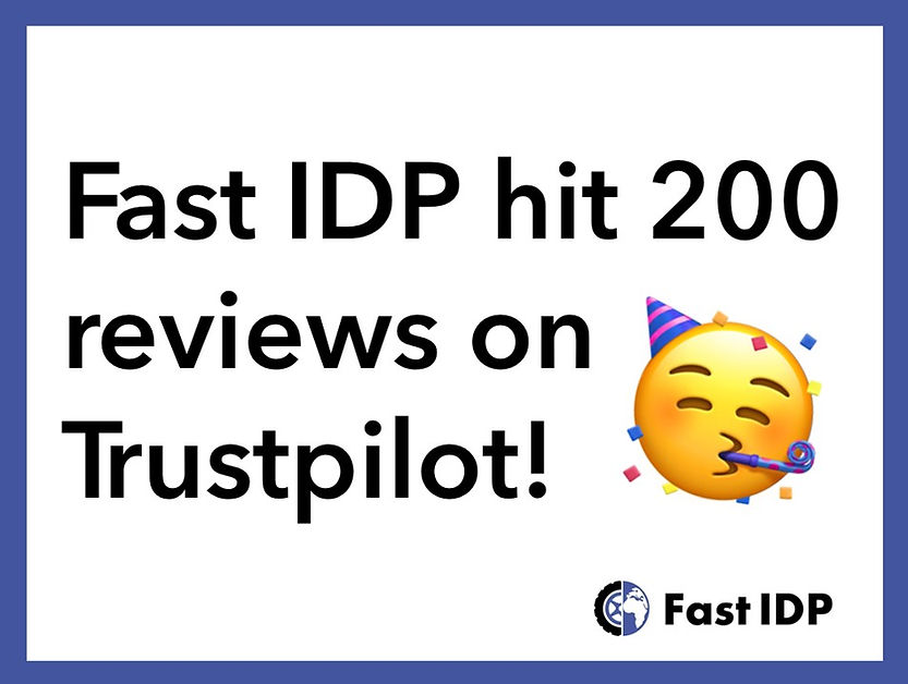 Fast IDP hit 200 reviews on Trustpilot