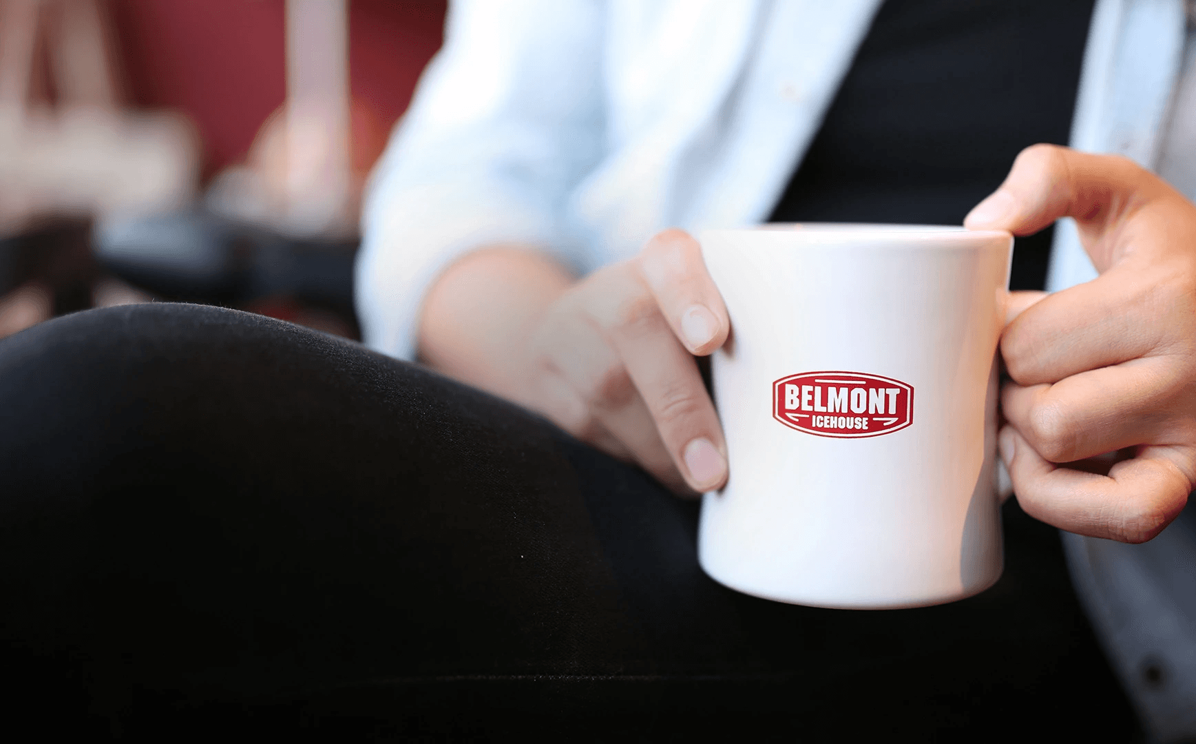 Belmont Swag Coffee Cup