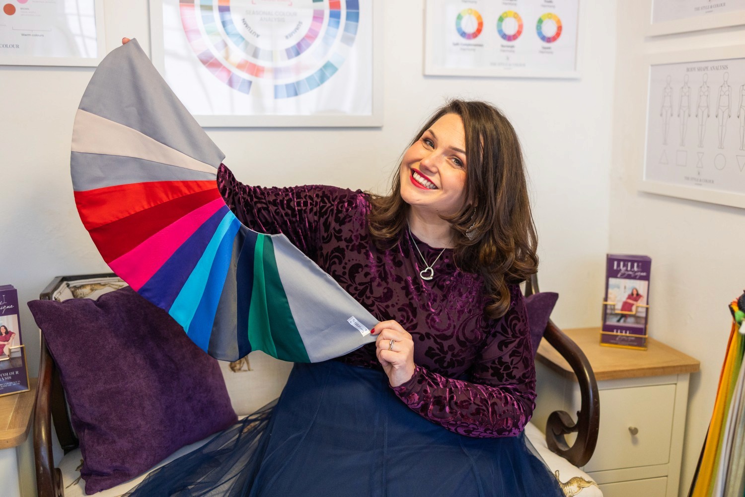 Woman jumping in vast white desert landscape