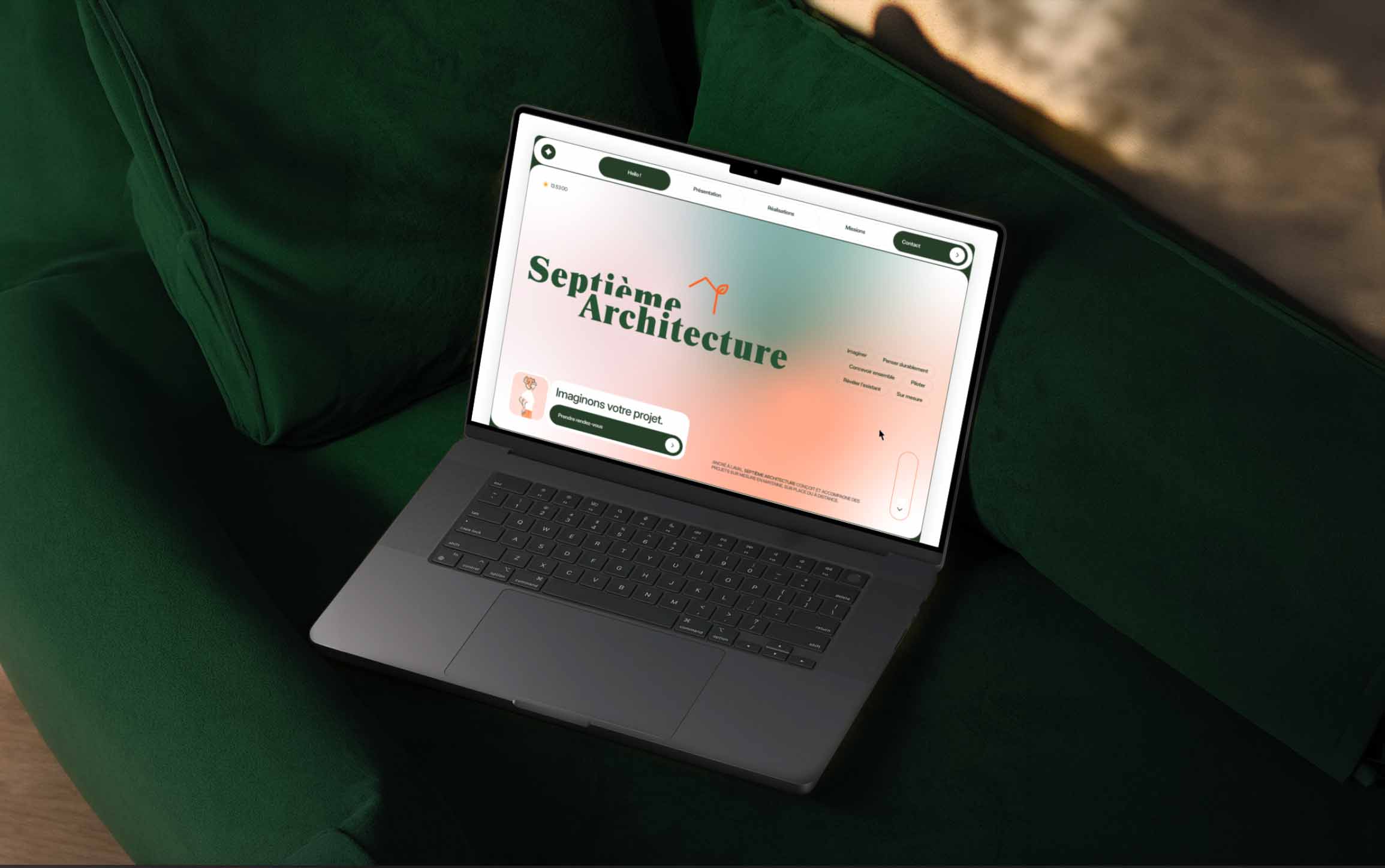 Site internet création Grappe Design Wallis et Tess Foucher