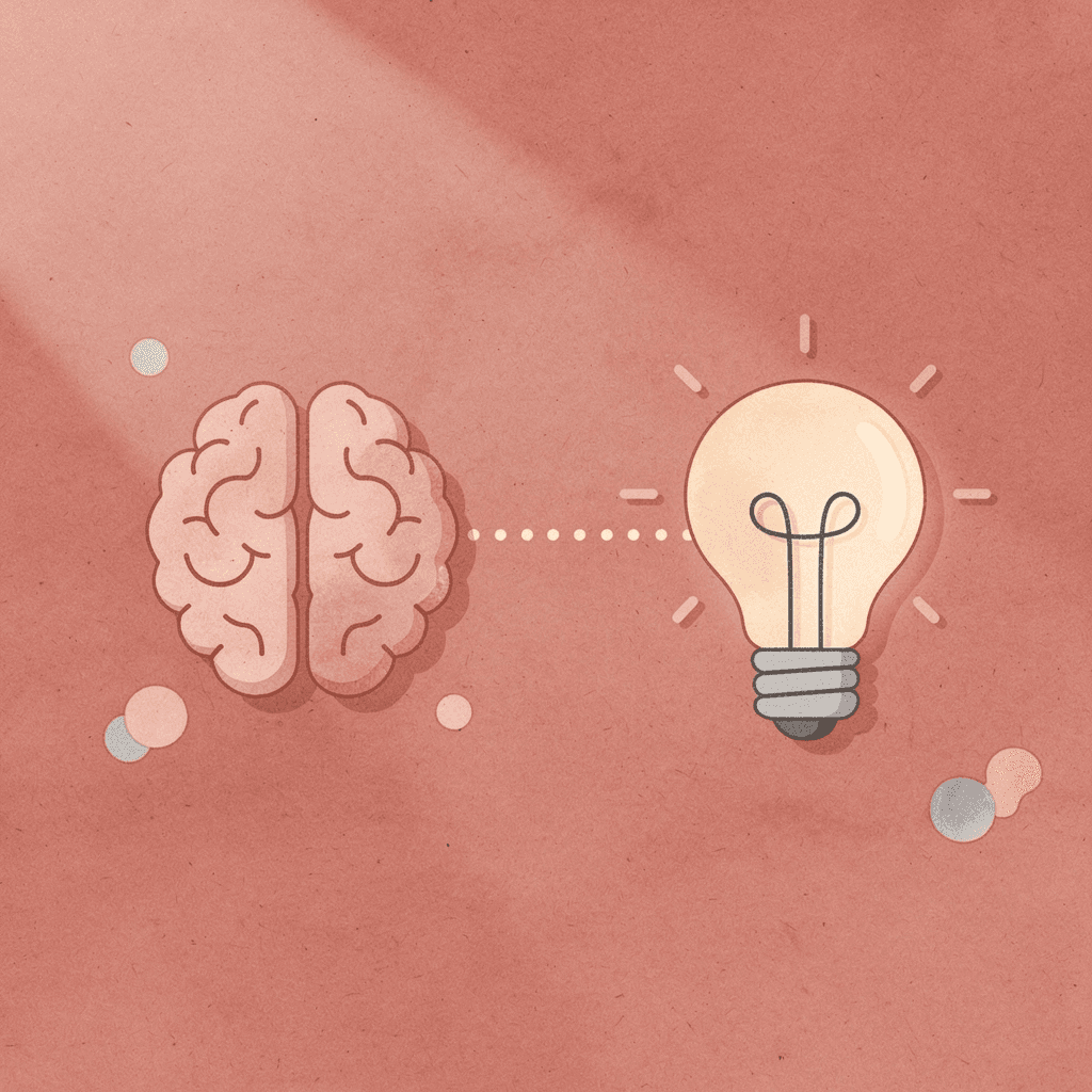 Brain and muscle icons connected, showing knowledge to feeling transformation  -  Can You Do Lagree at Home