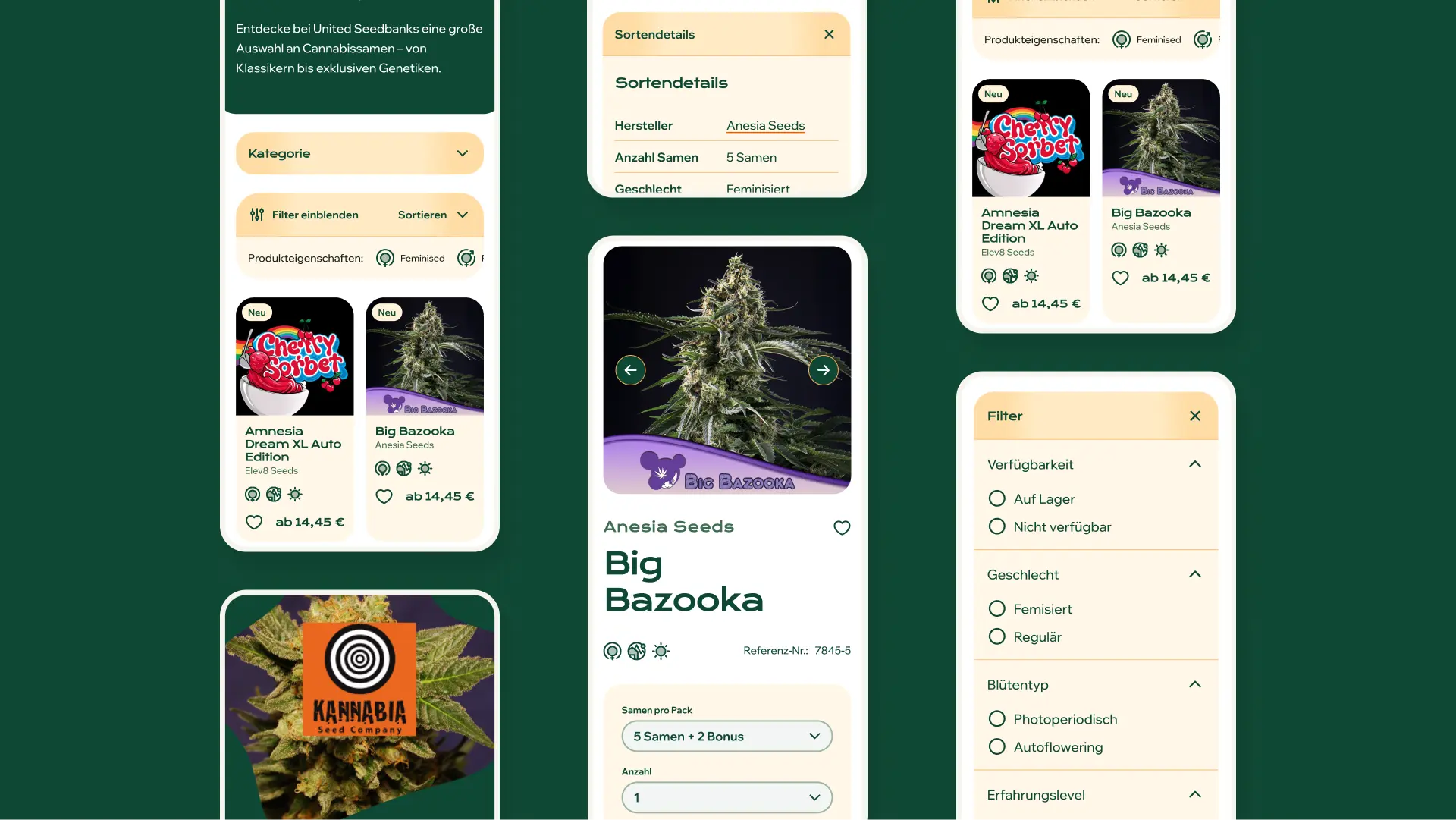 Mobile Screens UnitedSeedbanks