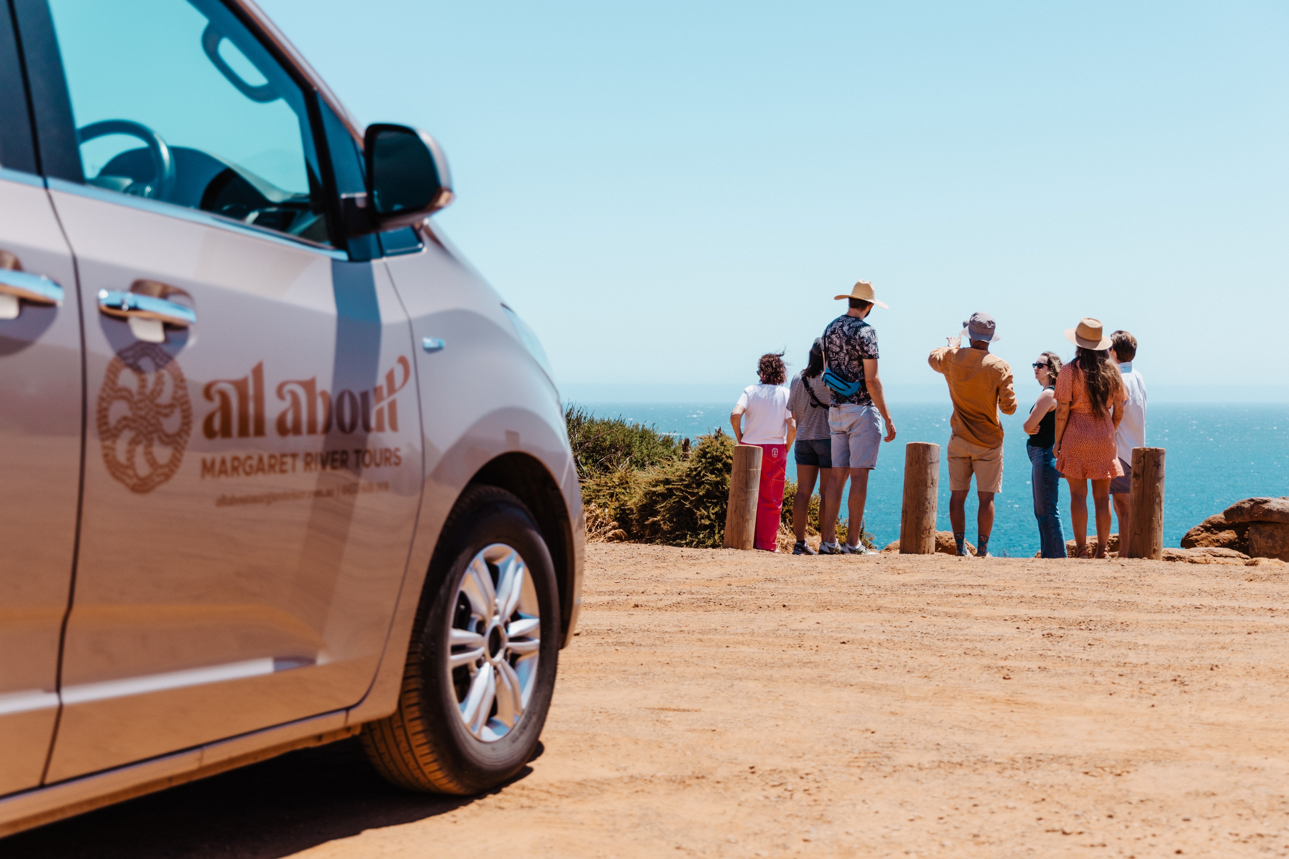 Group got off the vehicle and enjoy an informative experience along the coastline
