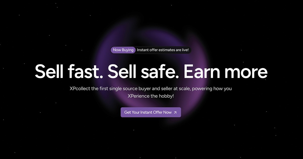 Xp Collect Logo XPcollect - Pokémon TCG Sell fast. Sell safe. Earn more.