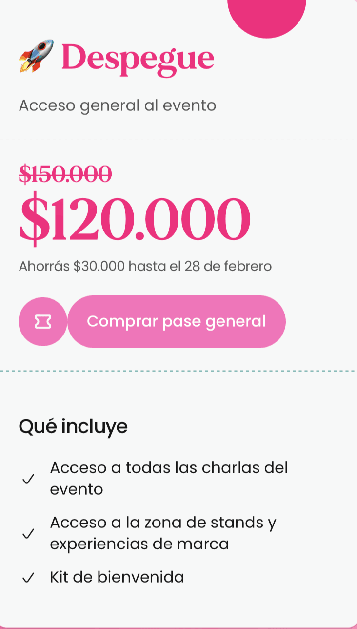 entrada general de 120000