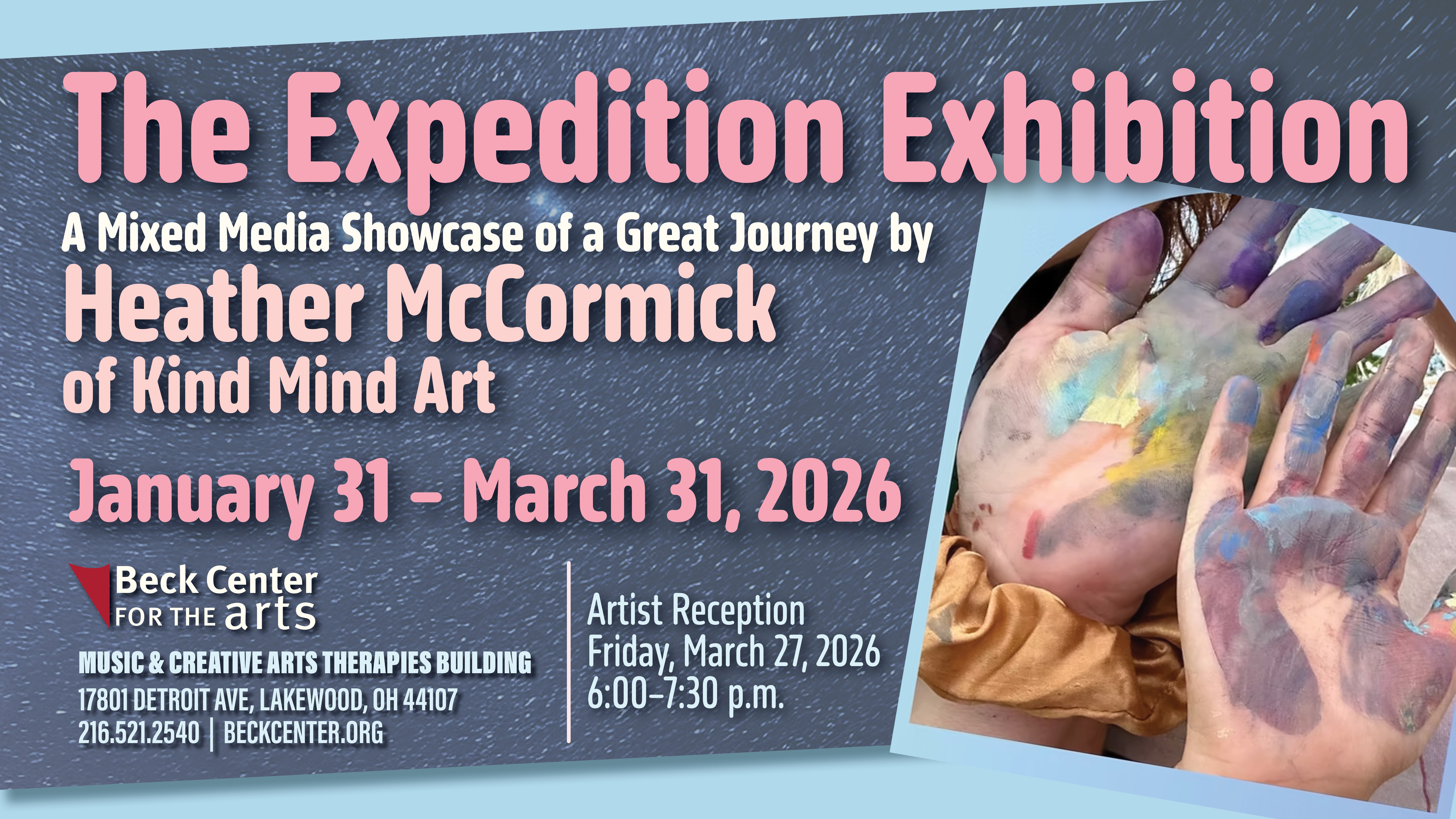 hands with paint on them from Heather