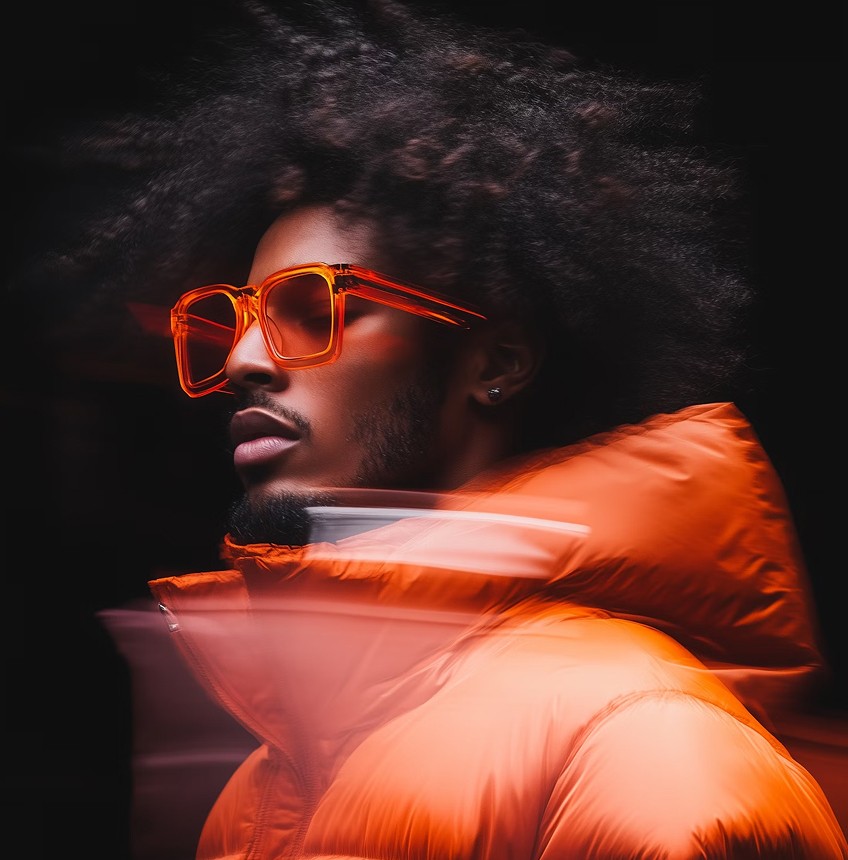 a man with a goatee smiles at the camera