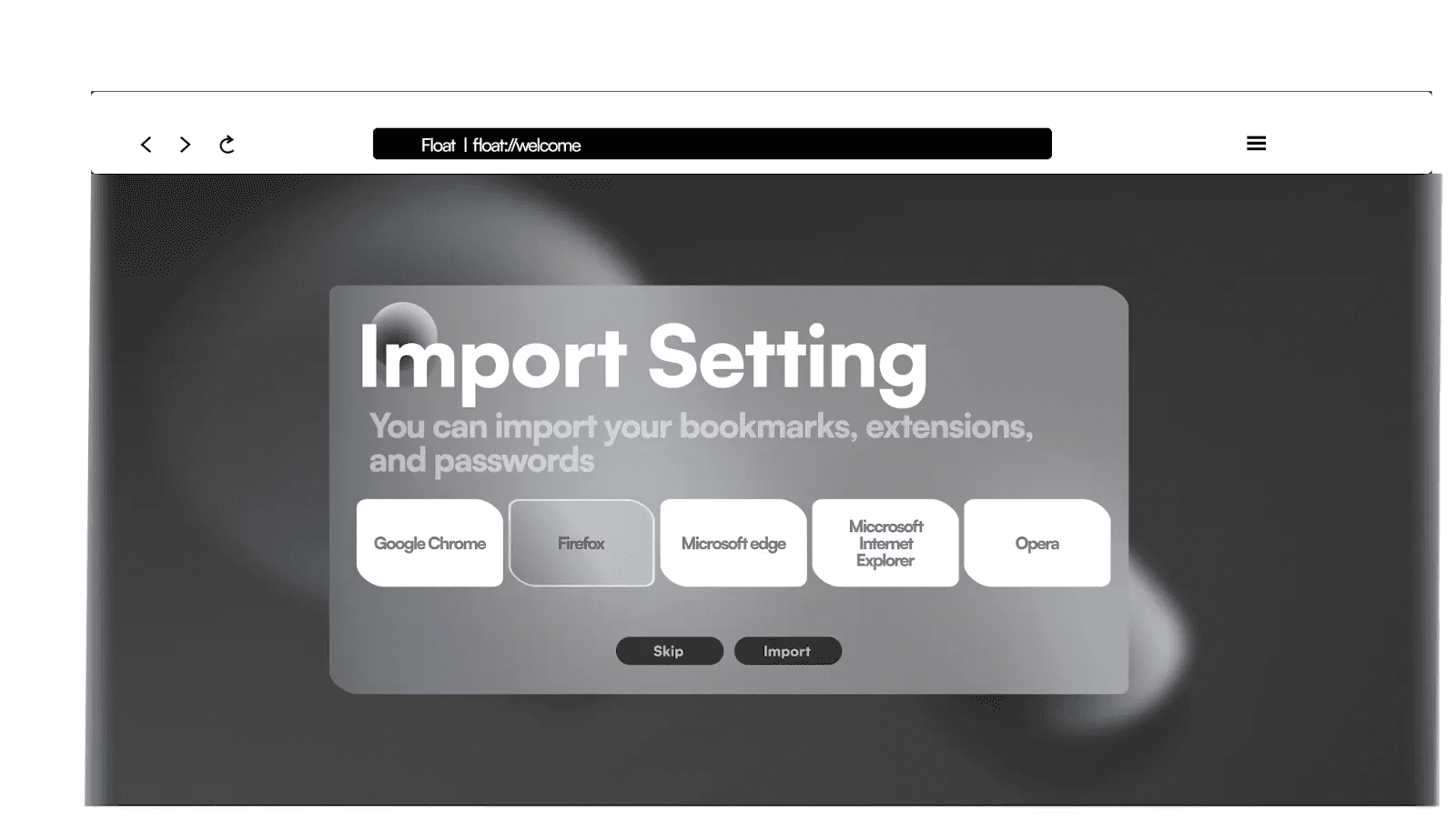 Import — switching without losing your setup