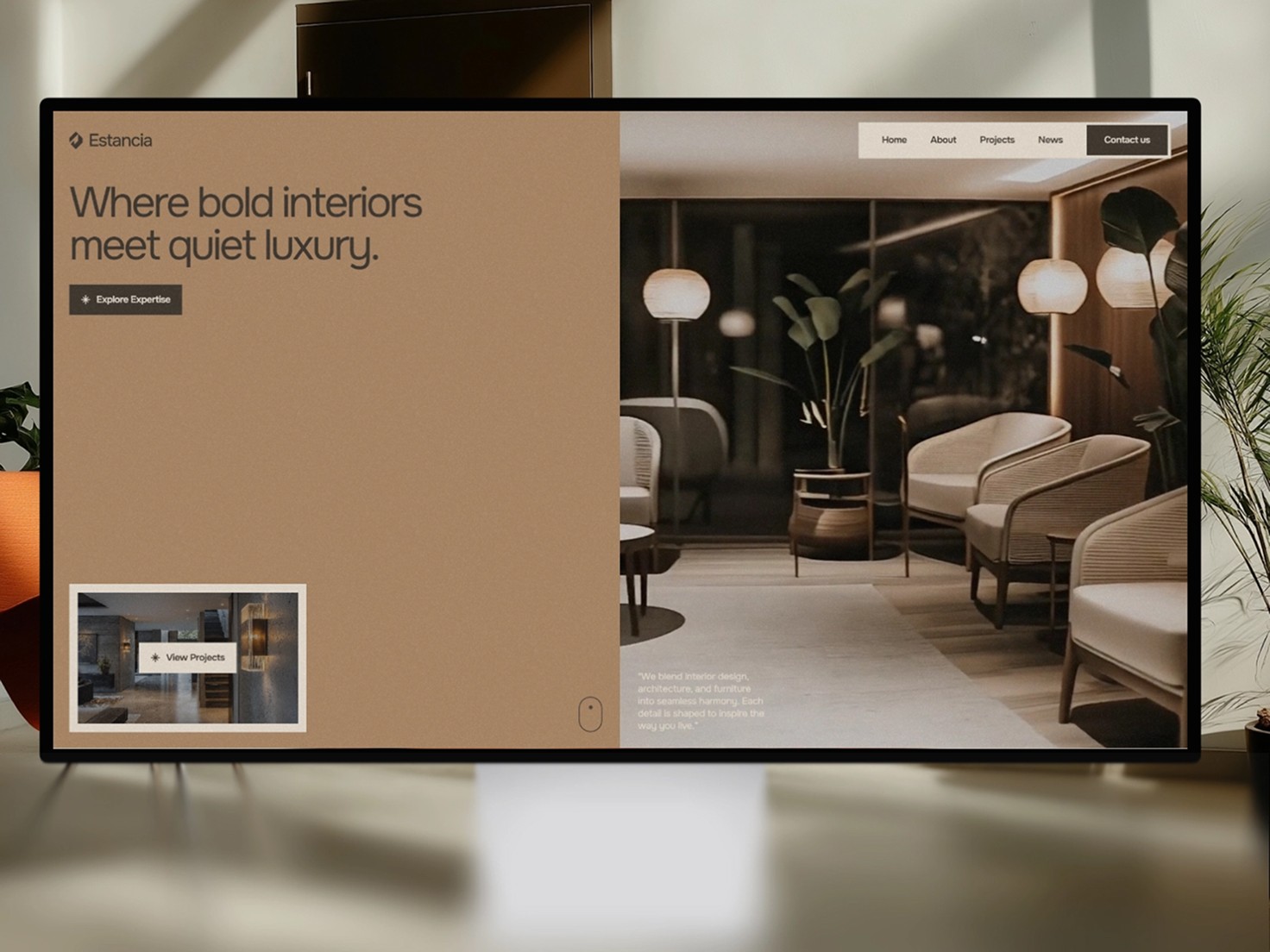 Estancia Website Template Thumbnail