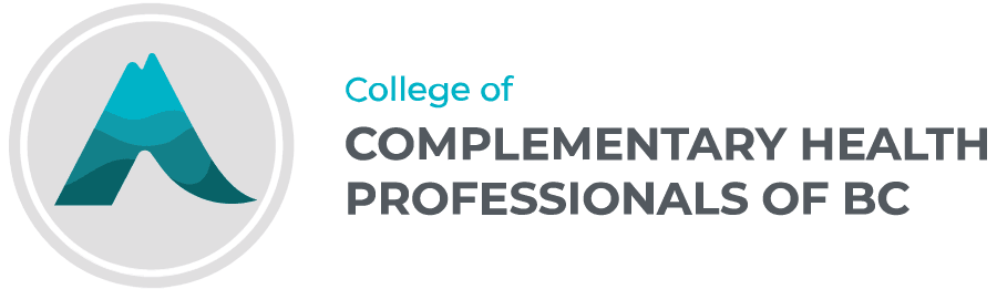 Logo of college of Complementary Health Professionals of BC