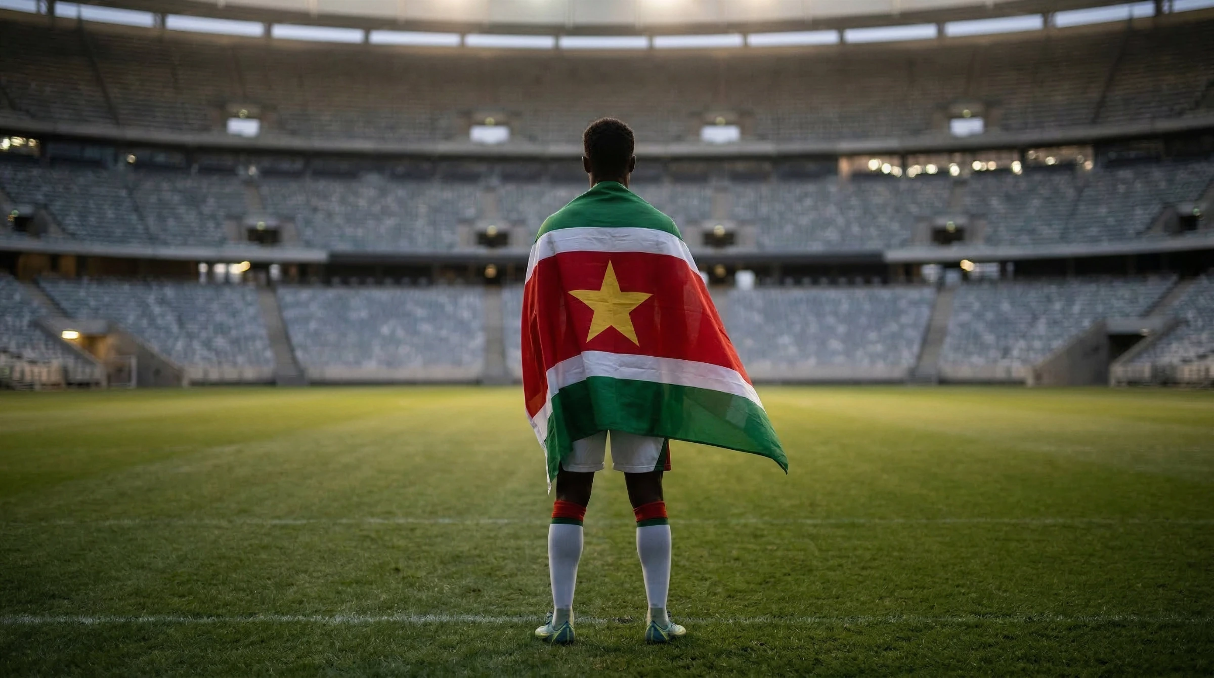 Dynamic picture of a cyclist riding downhill