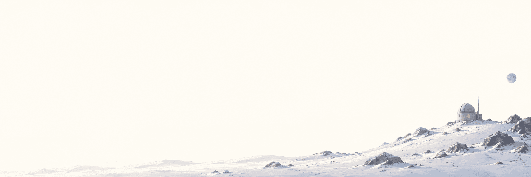 Snowy observatory in the shared world