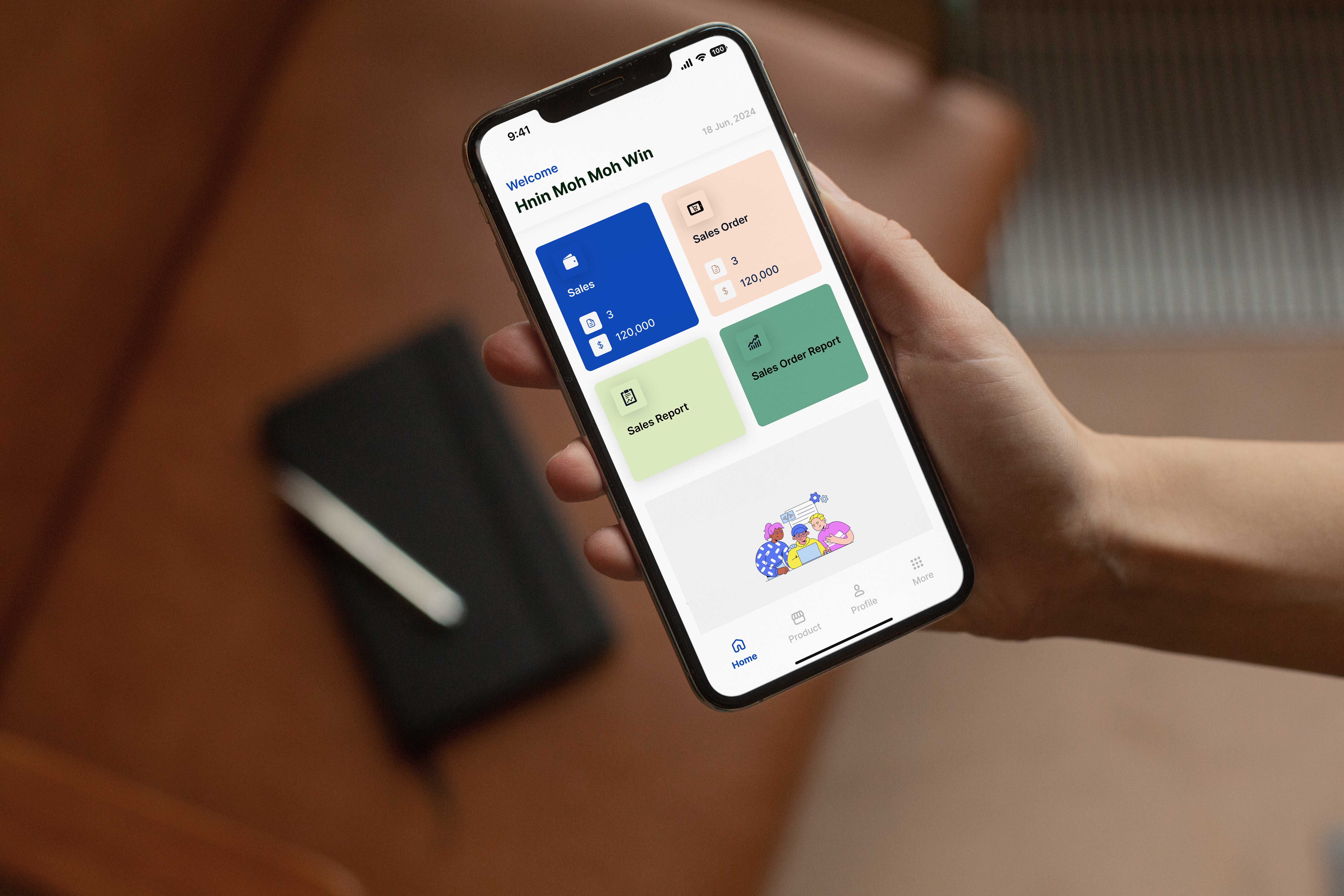 NeuroSync is a healthcare mobile app that helps individuals monitor and manage neurological health