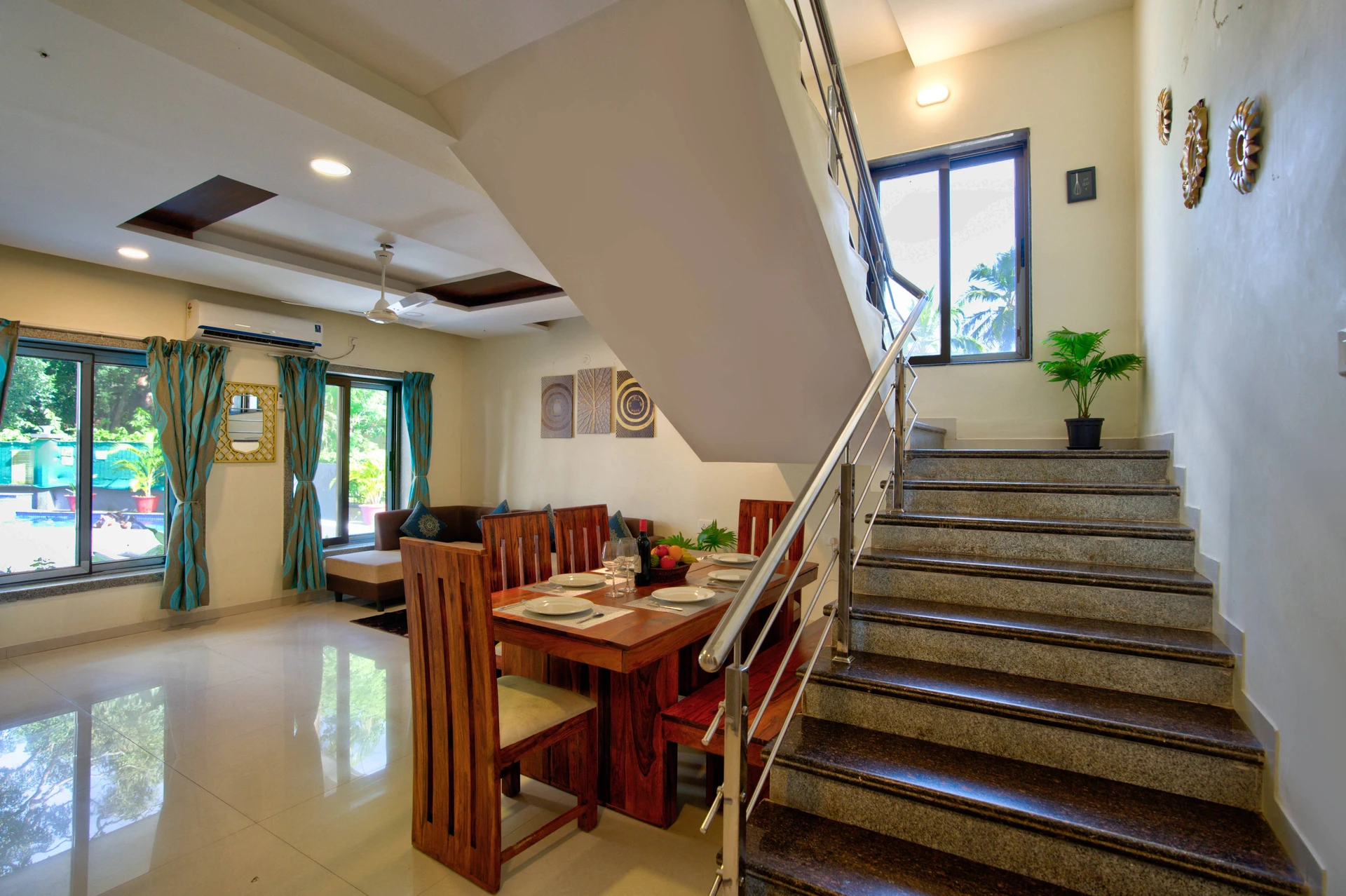 premium 2 bhk apartment with pool in goa, candolim, apartment for couple, groups of small family