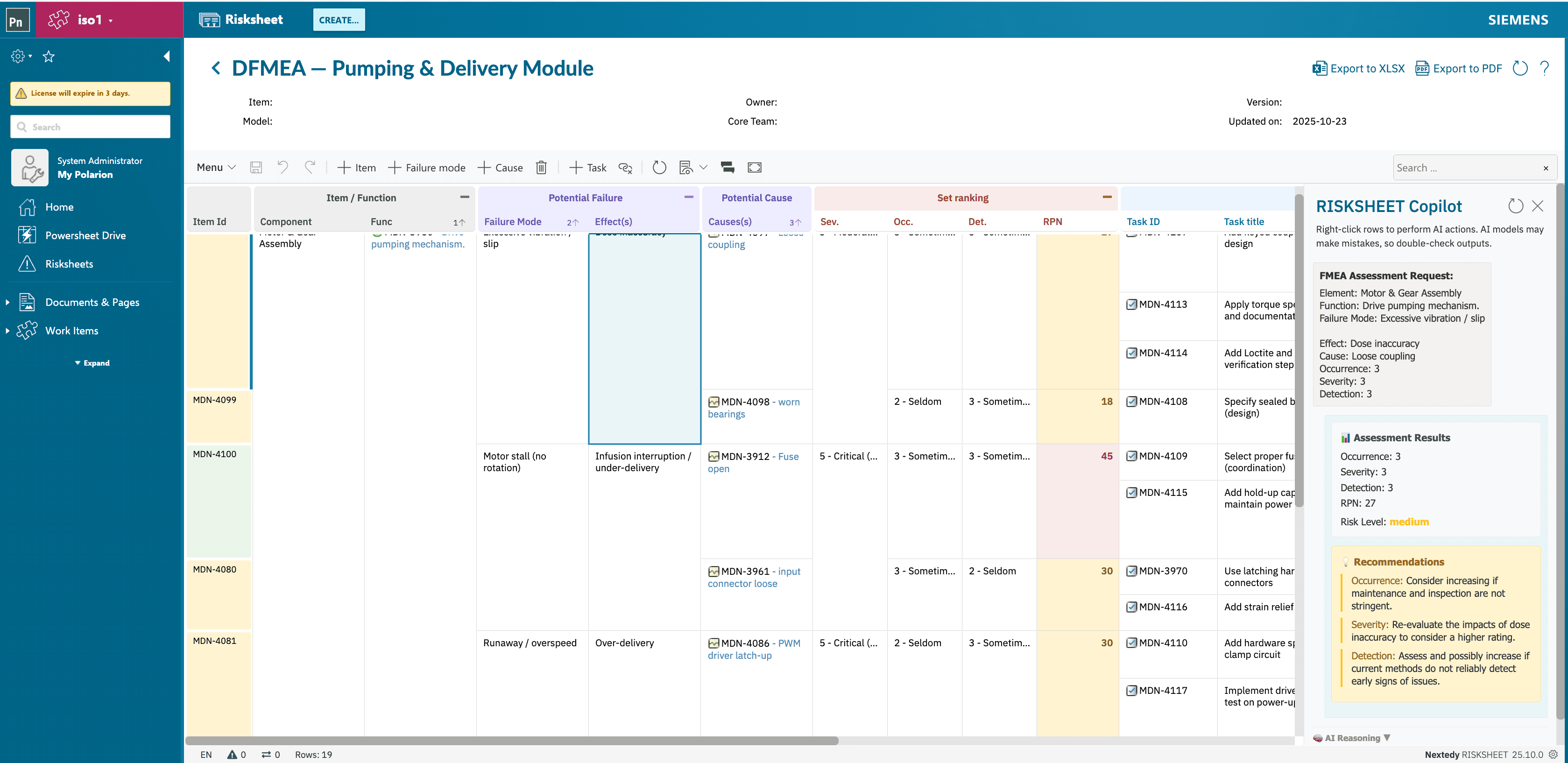 Risksheet AI Assistant screenshot 3