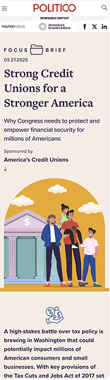 Mobile screenshot of a Politico article