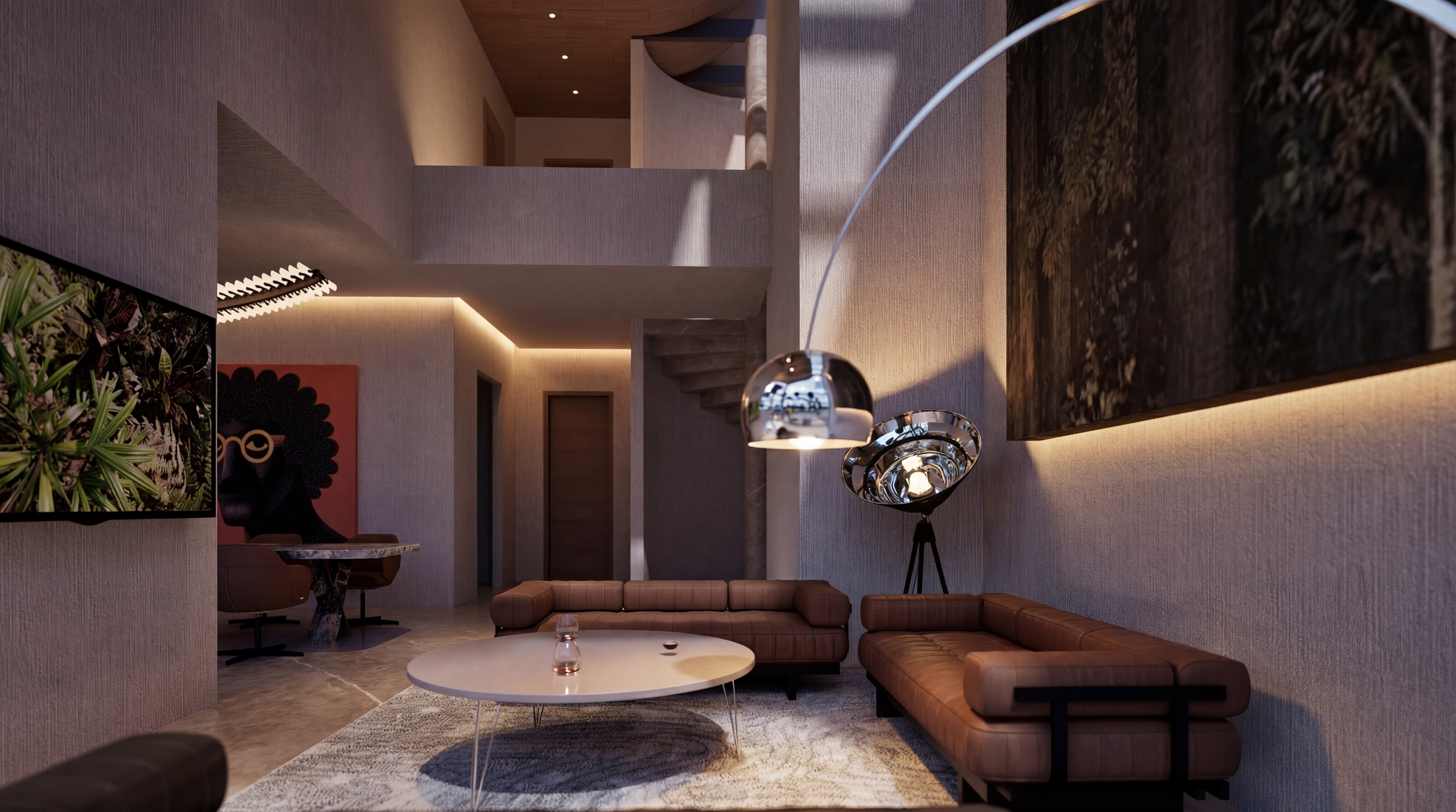Image of a modern interior design space.