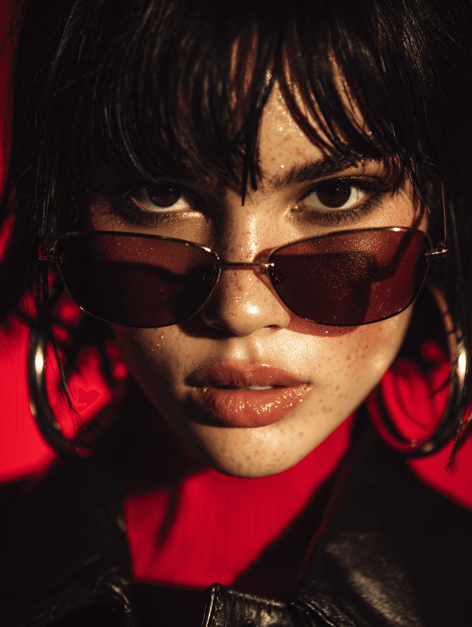 a female model