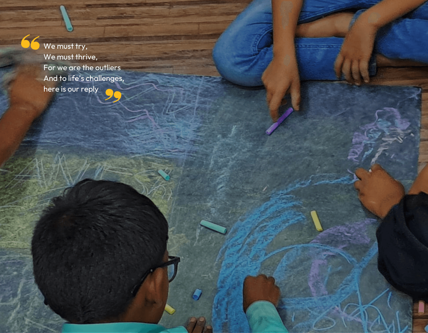 Children having fun painting