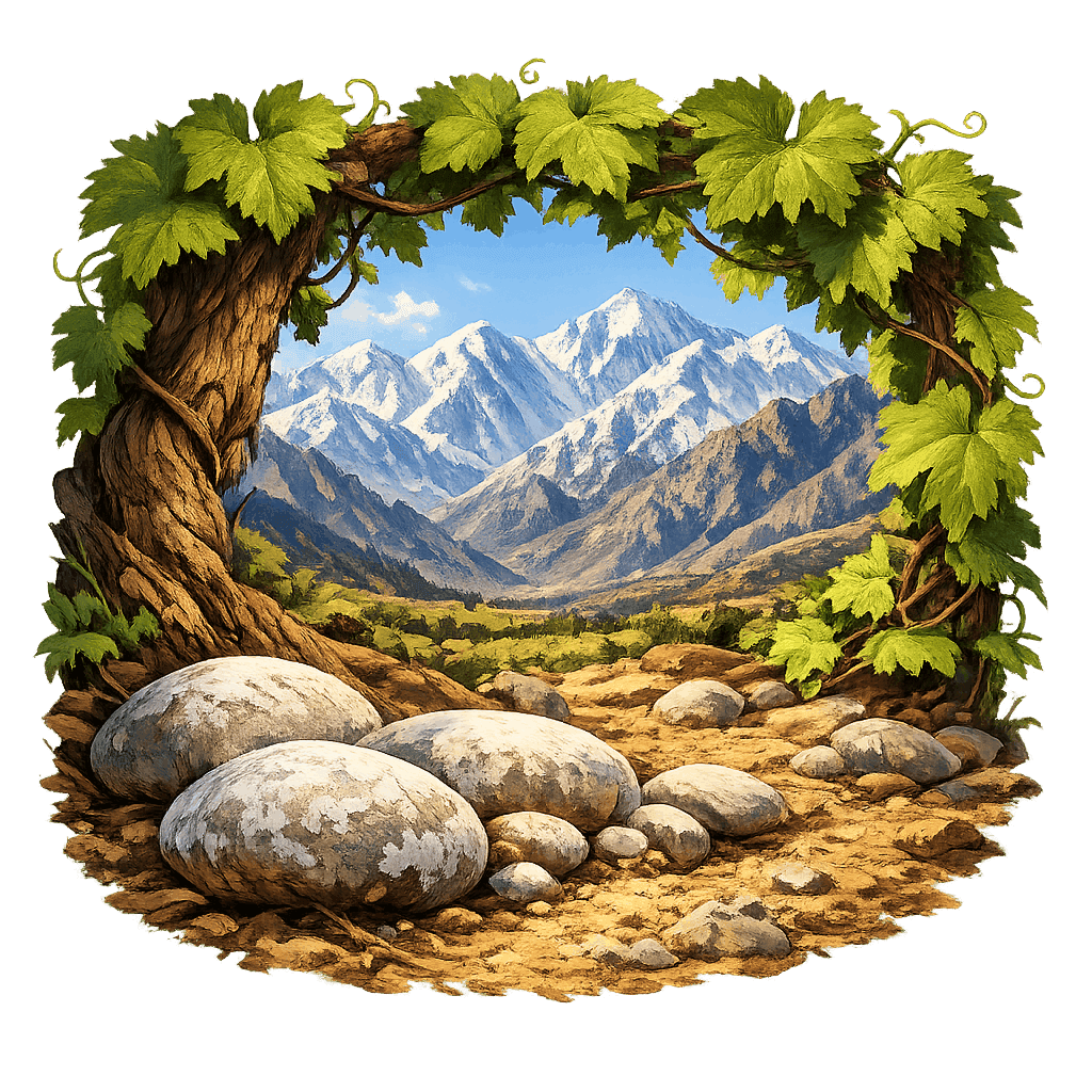 Detailed graphic of the Tunuyán wine region.