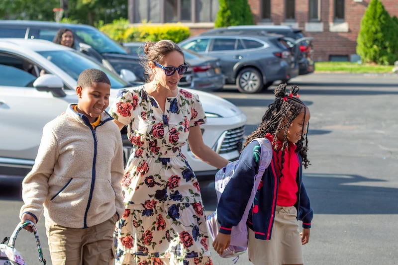 BuffSci students participating in after-school chess club