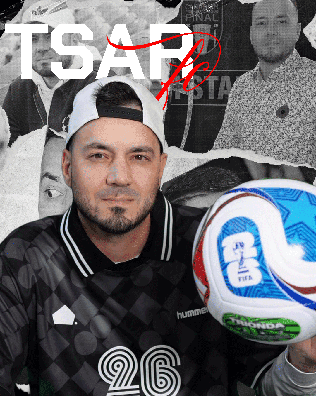 Tsar FC canadian football content creator signed to Double Tap
