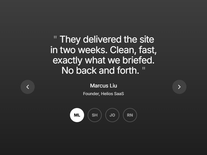 Framer Testimonial Carousel Component